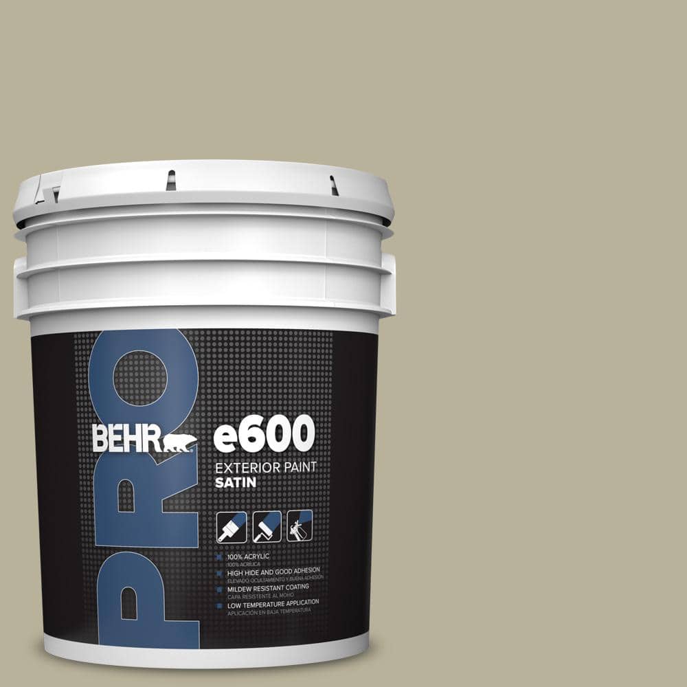 BEHR PRO 5 gal. N3403 Bonsai Pot Satin Exterior Paint PR64005 The