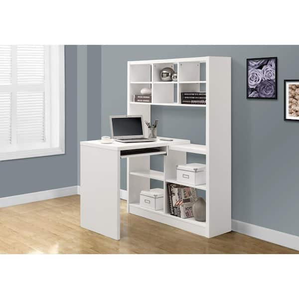 Modrest Dessart - Modern Elm Grey Office Desk