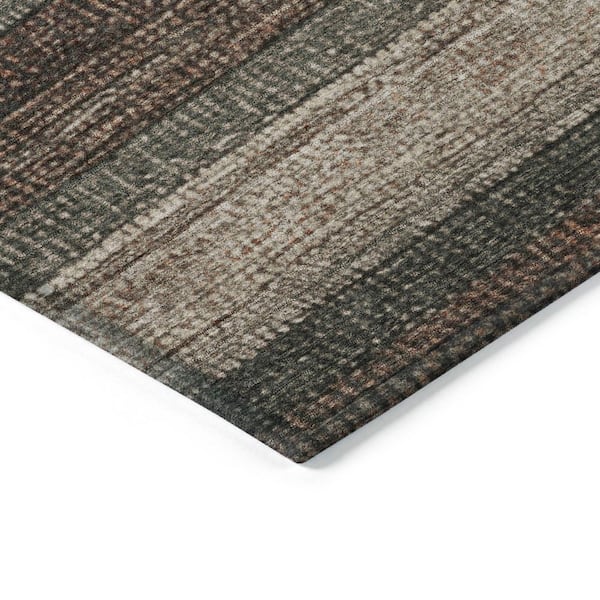 Chantille Machine Washable Indoor/Outdoor Abstract ACN1865 Paprika 3 ft. x 5 ft. Accent Rug