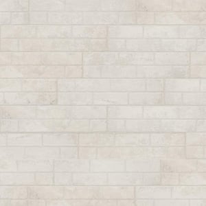 Painted Brick White 6 in. x 24 in. Porcelain Floor and Wall Tile (448 sq. ft./Pallet)