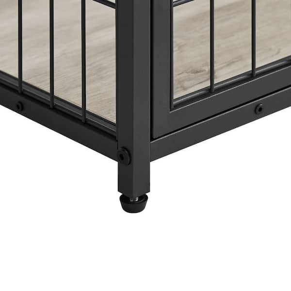 Miscool Cages for Dog Crate Furniture Dog Kennel Equipped Decorative Pet  Crate Dog House Side Tabel Small Size in Brown YCHD10DOG0688 - The Home  Depot