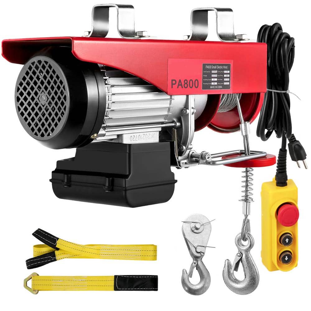VEVOR 1760 lbs. Electric Hoist 110Volt Electric Steel Winch Lift with