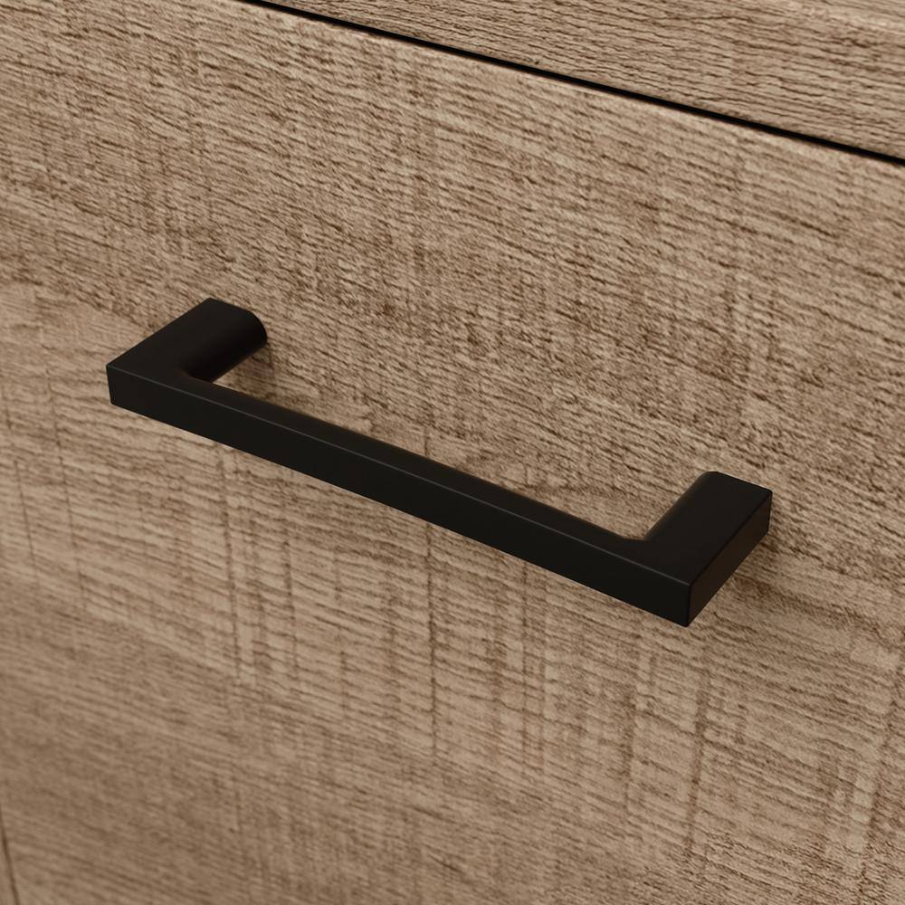 Summer Oak L-Shaped Corner Desk with Drawer and Filing Cabinet