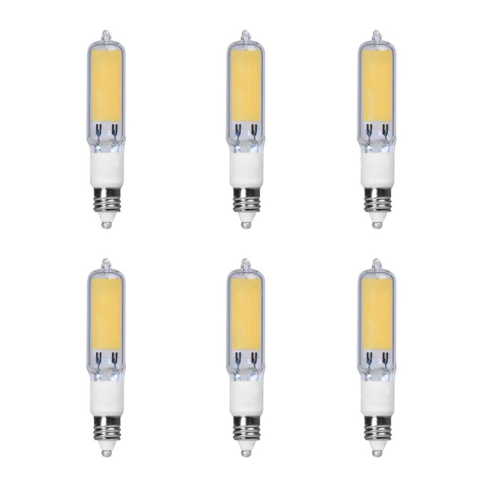 35-Watt Equivalent T4 3000K E11 LED Light Bulb Bright White (6-Pack) price history on PriceWatchPro