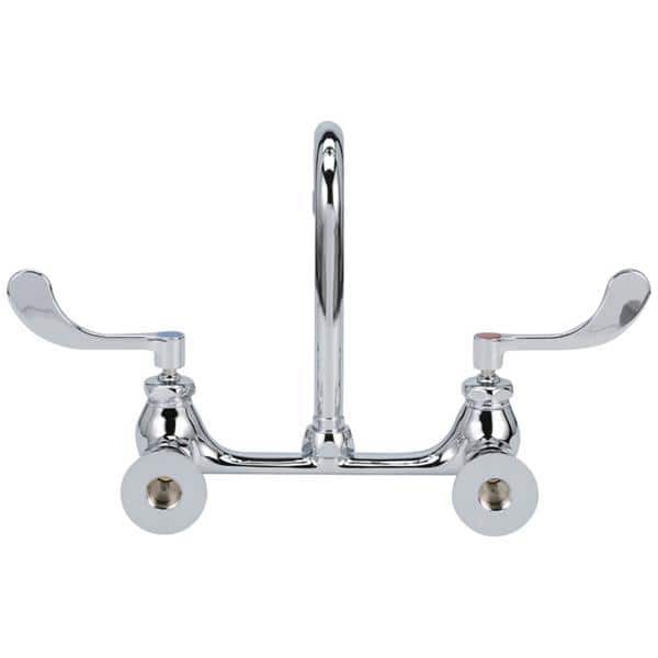 Aquasense 8 in. Centerset 2-Handle Service Sink Faucet in Chrome Aquasense 8 in. Centerset 2-Handle Service Sink Faucet in Chrome