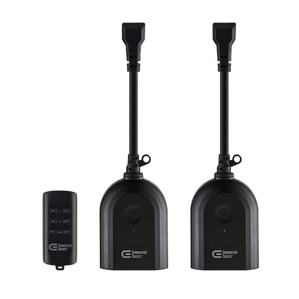 Wireless Indoor/Outdoor Remote Control with 2 Rev