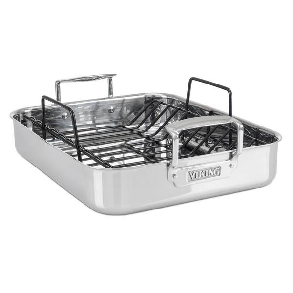 thumbnail image 2 of TableCraft CW7010 3 Qt. Tri-Ply Brazier Pan With 2 Loop Handles - Nella 2 of 12