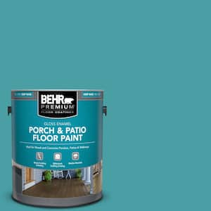 1 gal. #M460-5 Aqua Fresco Gloss Enamel Interior/Exterior Porch and Patio Floor Paint