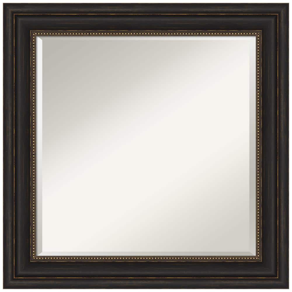 25" Bronze Polystyrene Framed Bathroom Vanity Mirror