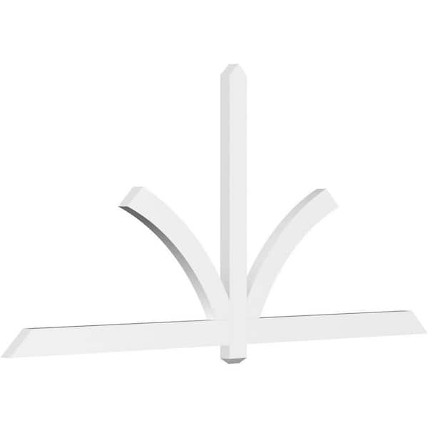 Ekena Millwork Redmond 96 in. W x 44 in. H x 2 in. D Signature Polyurethane Bracket