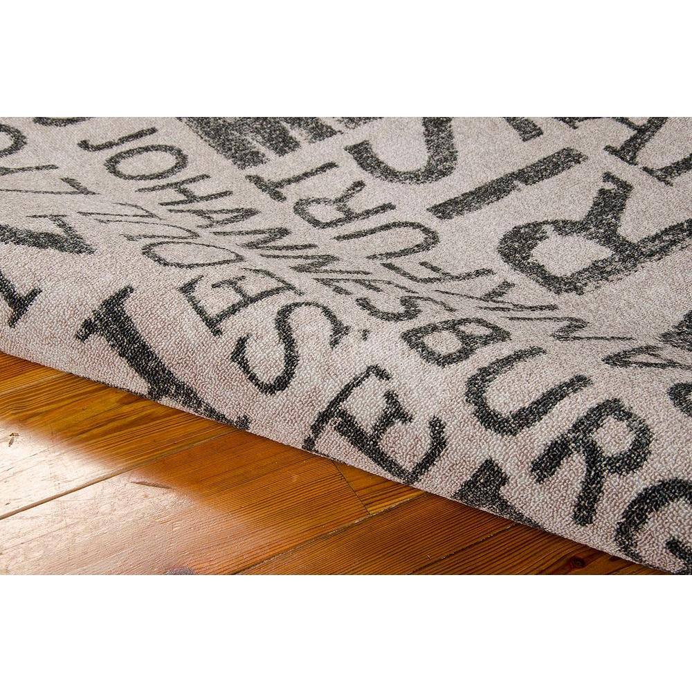 Graphite Rectangular Synthetic Flat Woven Area Rug