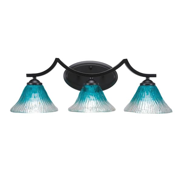 Unbranded Cleveland 8.5 in. 1-Light Matte Black Vanity Light