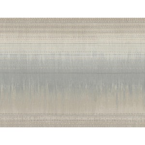 60.75 sq.ft. Gray Desert Textile Wallpaper