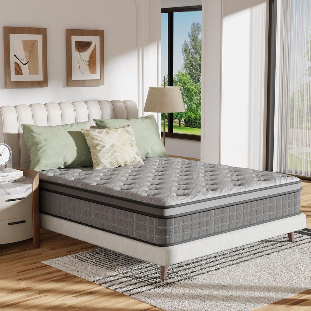 Full Size Firm 14 in. Gel Memory Foam Hybrid Mattress with CertiPUR-US OEKO-TEX, Motion Isolation and Reinforced Edges price history on PriceWatchPro