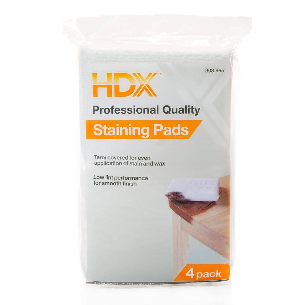 Reviews for HDX 5 in. Microfiber Terry Staining Pads (4-Pack) | Pg 3 ...