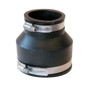 3 in. x 2 in. PVC DWV Mechanical Flexible Coupling