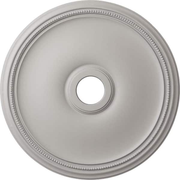 Ekena Millwork 1-3/4 in. x 24 in. x 24 in. Polyurethane Theia Ceiling Moulding, Ultra Pure White