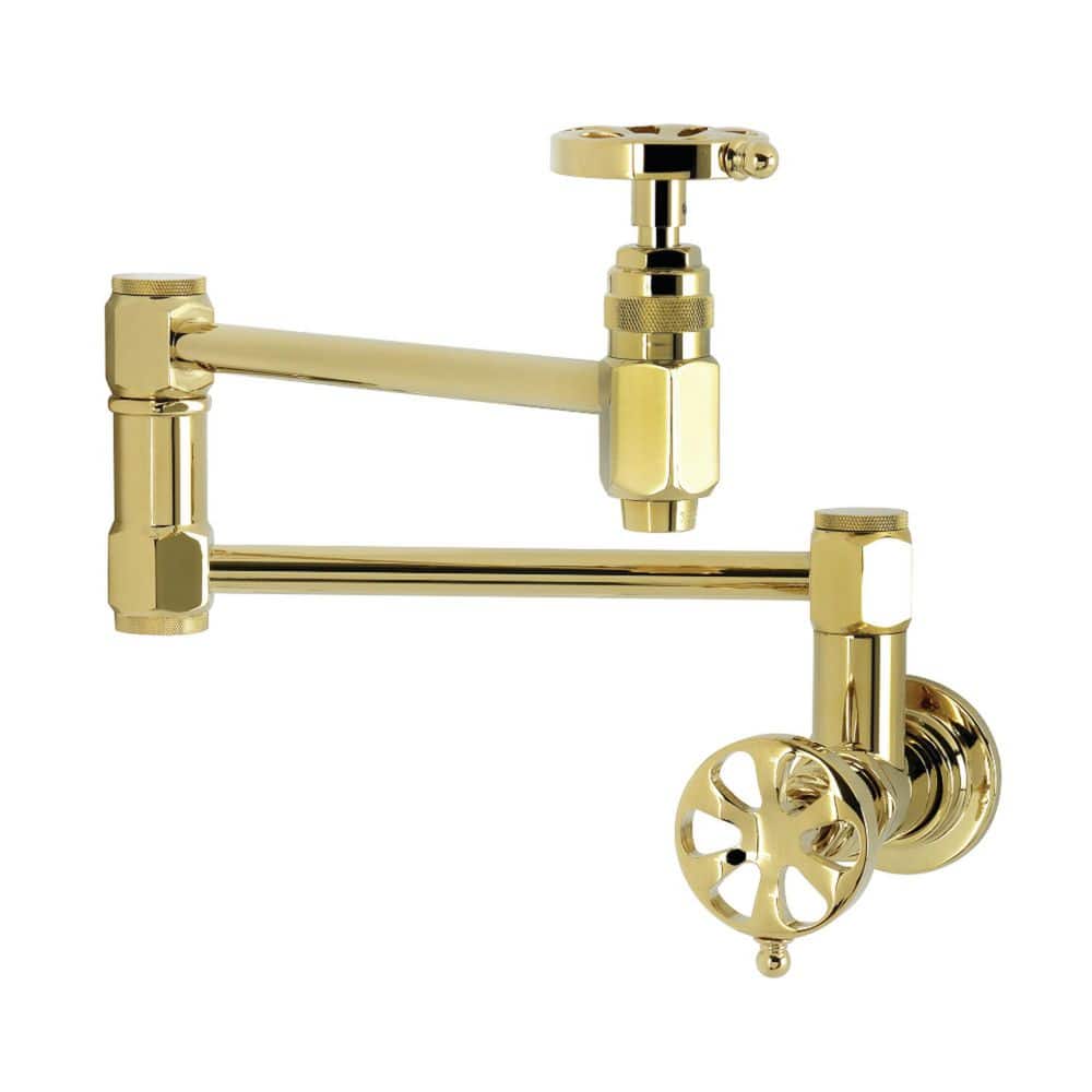 Belknap Wall Mount Pot Filler in Polished Brass price history on PriceWatchPro