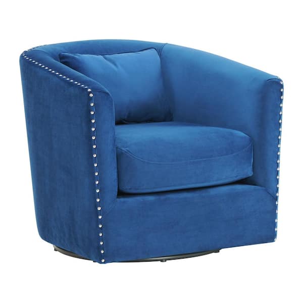 Picket House Furnishings Cobalt Zola Swivel Chair UST1815102SWE - The ...