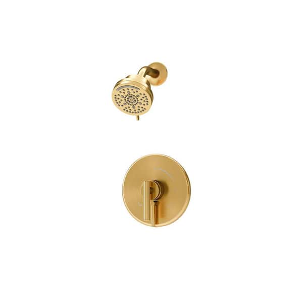 Dia HydroMersion Shower Trim Kit Wall Mounted with Single Handle Volume Control - 1.5 GPM (Valve not Included)