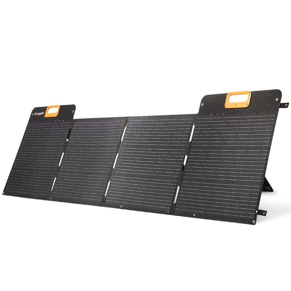 200-Watt 12-Volt Portable Waterproof IP67 Monocrystalline Solar Panel with 