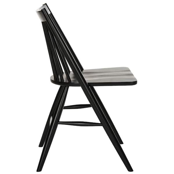 Wren Black 19 in. Dining Chair (Set of 2)