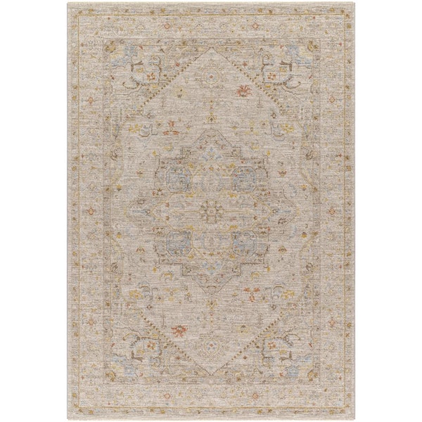 Livabliss Avant Garde Gray Traditional 3 ft. x 4 ft. Indoor Area Rug