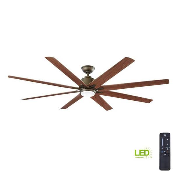 72 in LED  Ceiling Fan Indoor/Outdoor Espresso Bronze with Remote Control Large 
