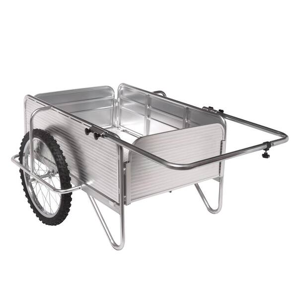 Sun Joe All-Purpose Heavy-Duty Aluminum Yard Cart With Removable Panels