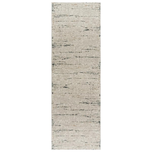 Gertmenian Trevi Kosmas Multi-Colored 3 ft. x 8 ft. Abstract High-Low Indoor Runner Rug