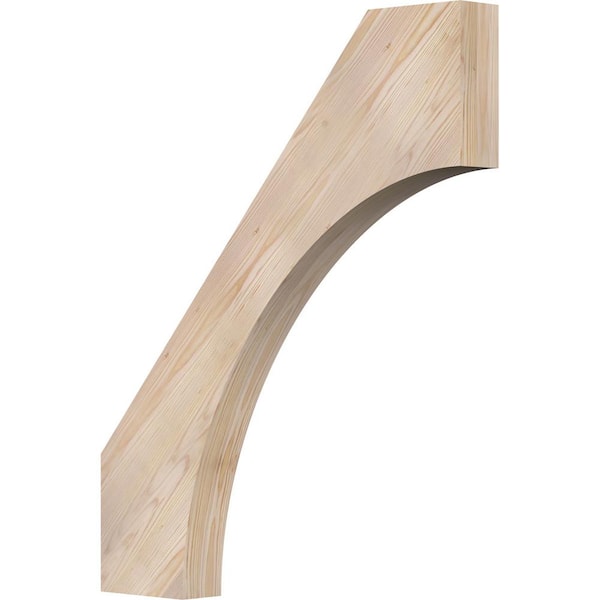 Ekena Millwork 3 1/2"W x 30"D x 36"H Westlake Smooth Knee Brace, Douglas Fir