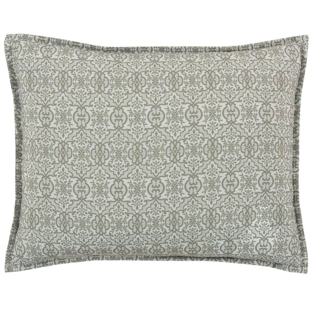 Sage Green Reversible Microfiber Twin Quilt Set