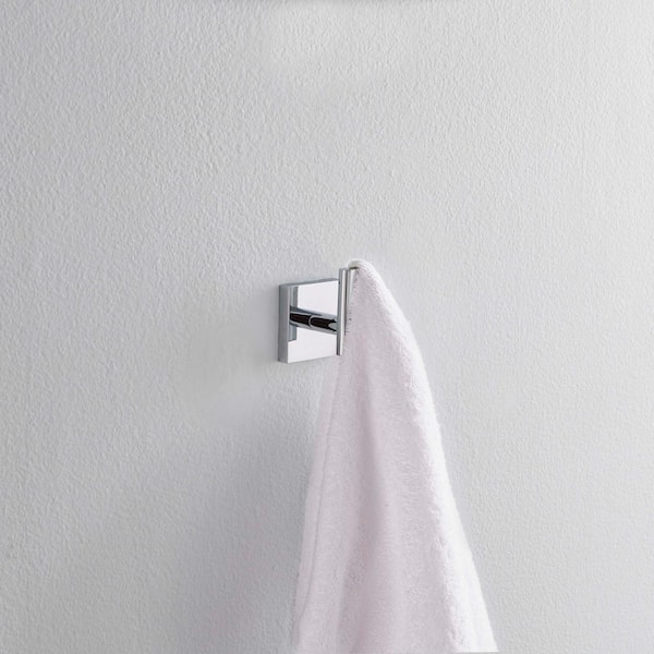 Elevate Single Robe Hook in Chrome
