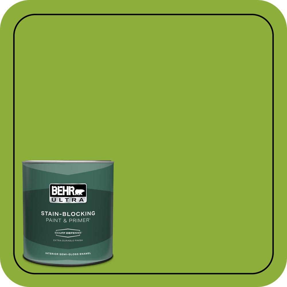 1 qt. #420B-6 New Green Extra Durable Semi-Gloss Enamel Interior Paint & Primer price history on PriceWatchPro