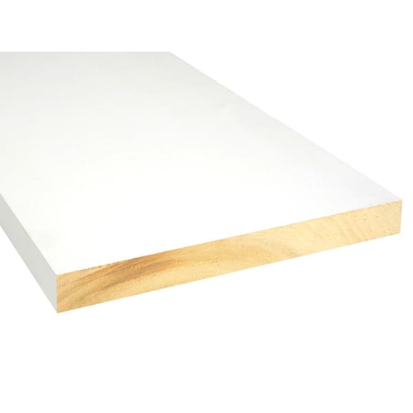 Weaber 1 in. x 8 in. x 12 ft. Finger Jointed Primed Poplar S4S