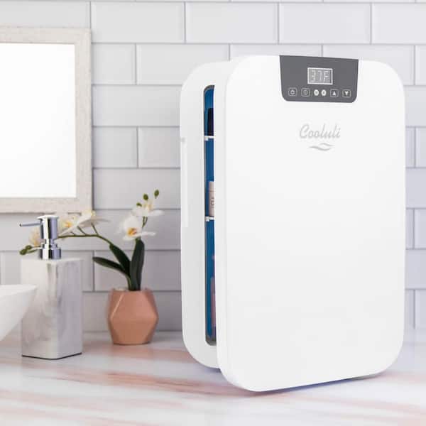 COOLULI Concord 0.7 cu. ft. Retro Mini Fridge in White without
