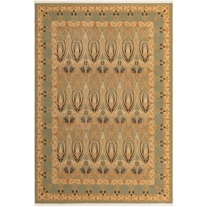 Edinburgh Carnation Light Green 7' 0 x 10' 0 Area Rug