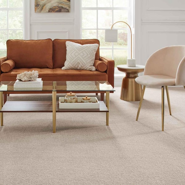 Gazelle II - Dry Gourd - Beige 55 oz. Triexta Texture Carpet - Installation Required