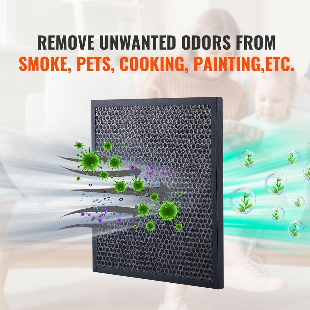 VEVOR 16'' x 19'' Activated Carbon Air Filter Replacement, 3 Pack