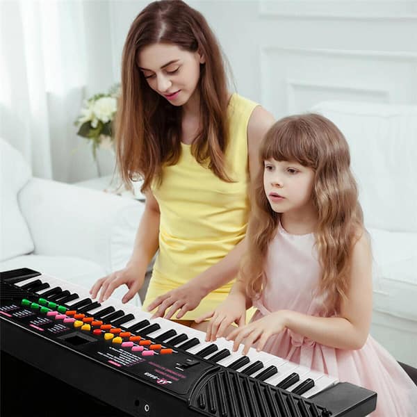 54 Keys Electronic Music Keyboard Kid Piano Organ with Mic and Adapter