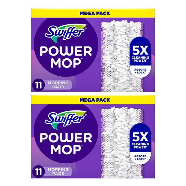 Power Mop Multi-Surface Mopping Pad Refills (11-Count, Case of 2)