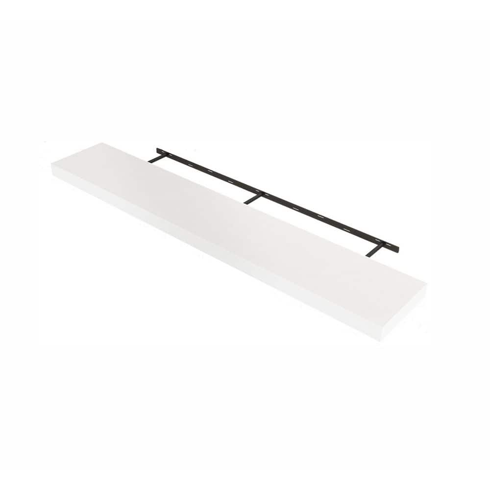72 in. W x 11.6 in. D White Floating Shelves Decorative Wall Shelf