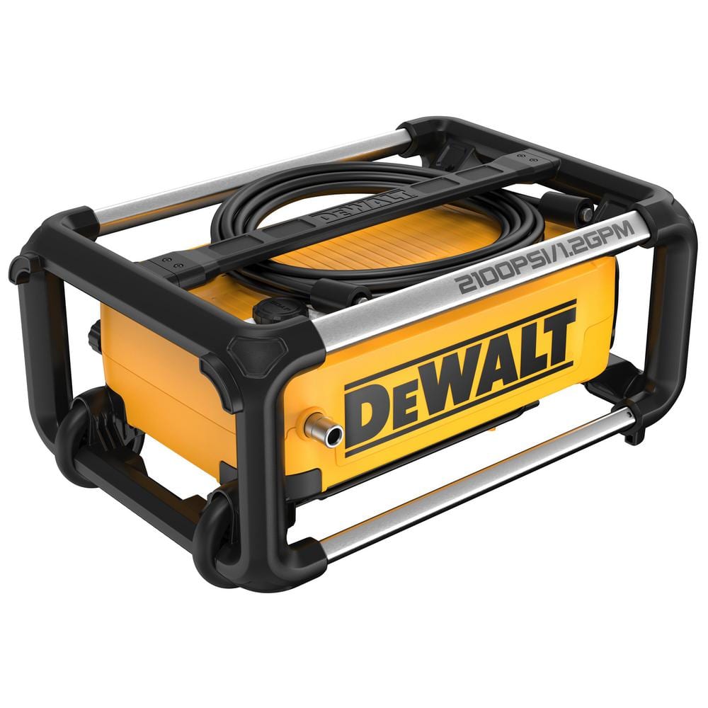 DEWALT Yellow and Black 2100 PSI Electric Pressure Washer with Axial Cam Pump