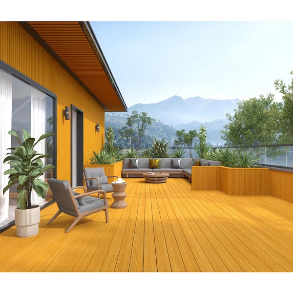 NewTechWood Cortes Plus 0.88 in. x 5.43 in. x 8 ft. Rustic and