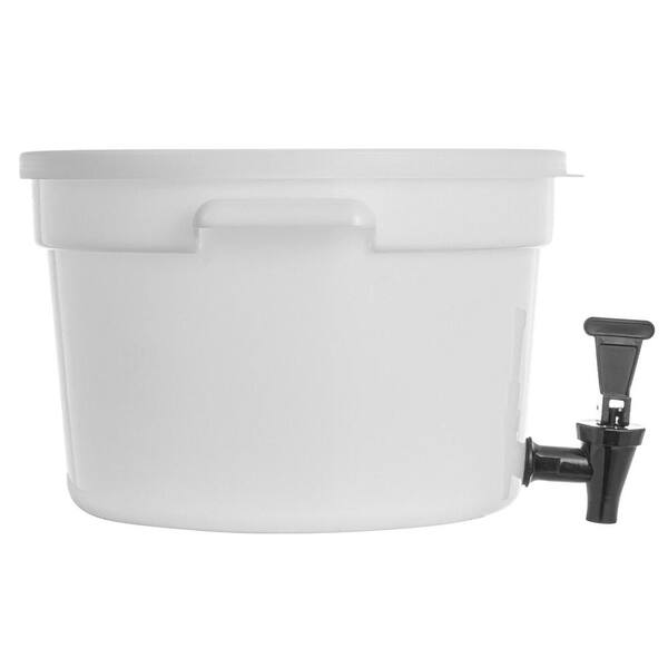 SVOPES 3 gal. x 2 Beverage Dispensers, Plastic Drink Dispensers with Stand, Spigot and Lid for Iced Tea, Lemonade, Juice
