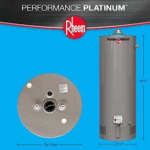 Performance Platinum 50 Gal.Tall 12 Year 40,000 BTU High Efficiency Natural Gas Tank Water Heater