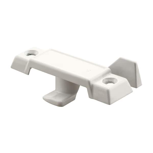 Prime-Line Deep Reach Window Sash Lock, 2-1/4 in. Hole Centers, diecast, White