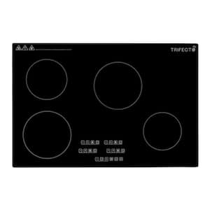 30 in. Induction Cooktop in Black with 4-Elements