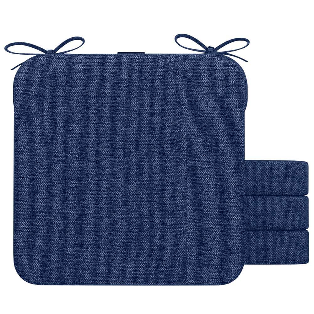 16 x 16 x 2 Square Indoor Chair Cushions with Removable Cover for Ki