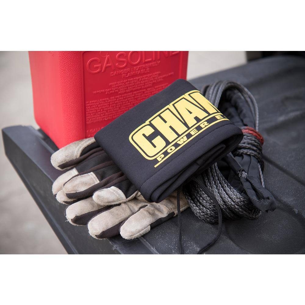 Champion Black Neoprene Weather-Resistant Winch Cover for 4000-5000 lb